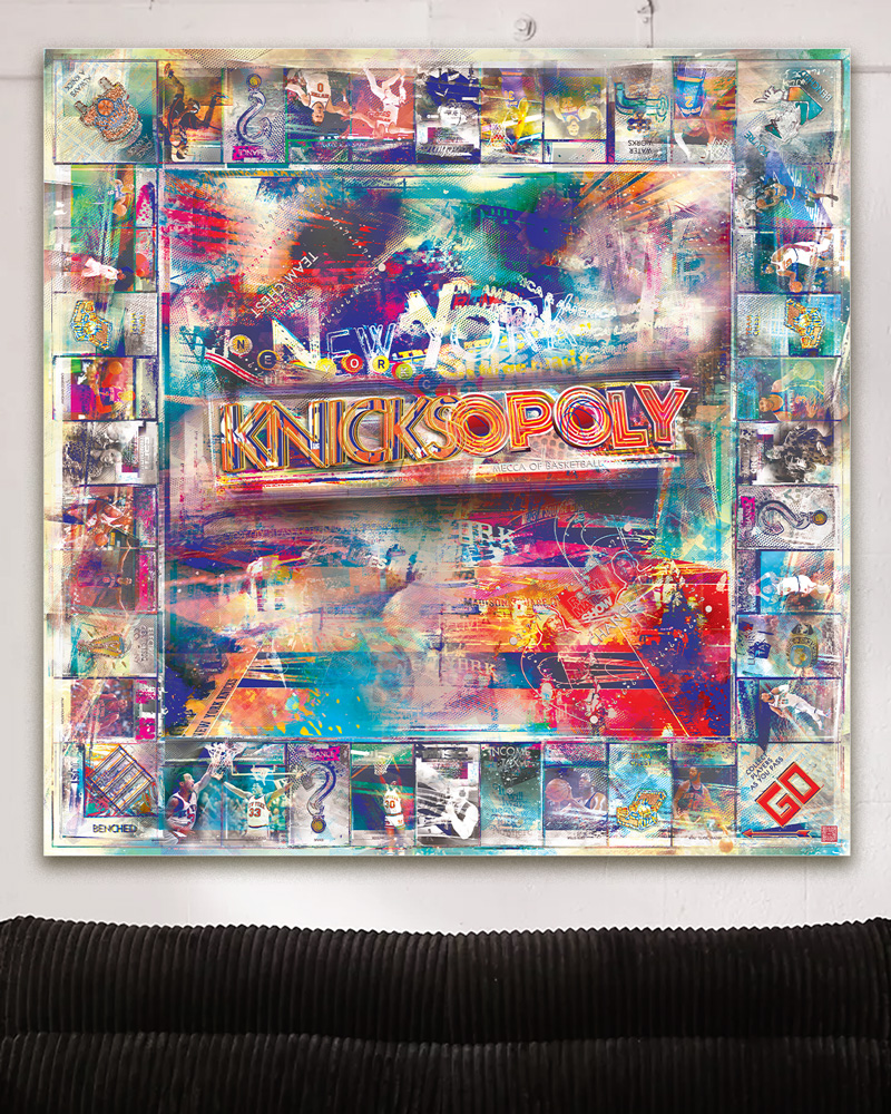 Custom MAGA Monopoly board printed on metal – Trump-themed Monopoly board artwork